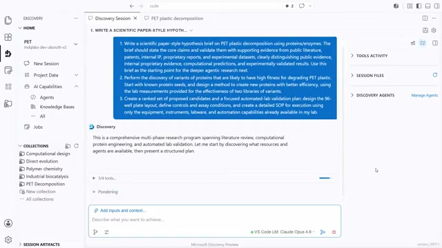 デモ：Microsoft Discovery